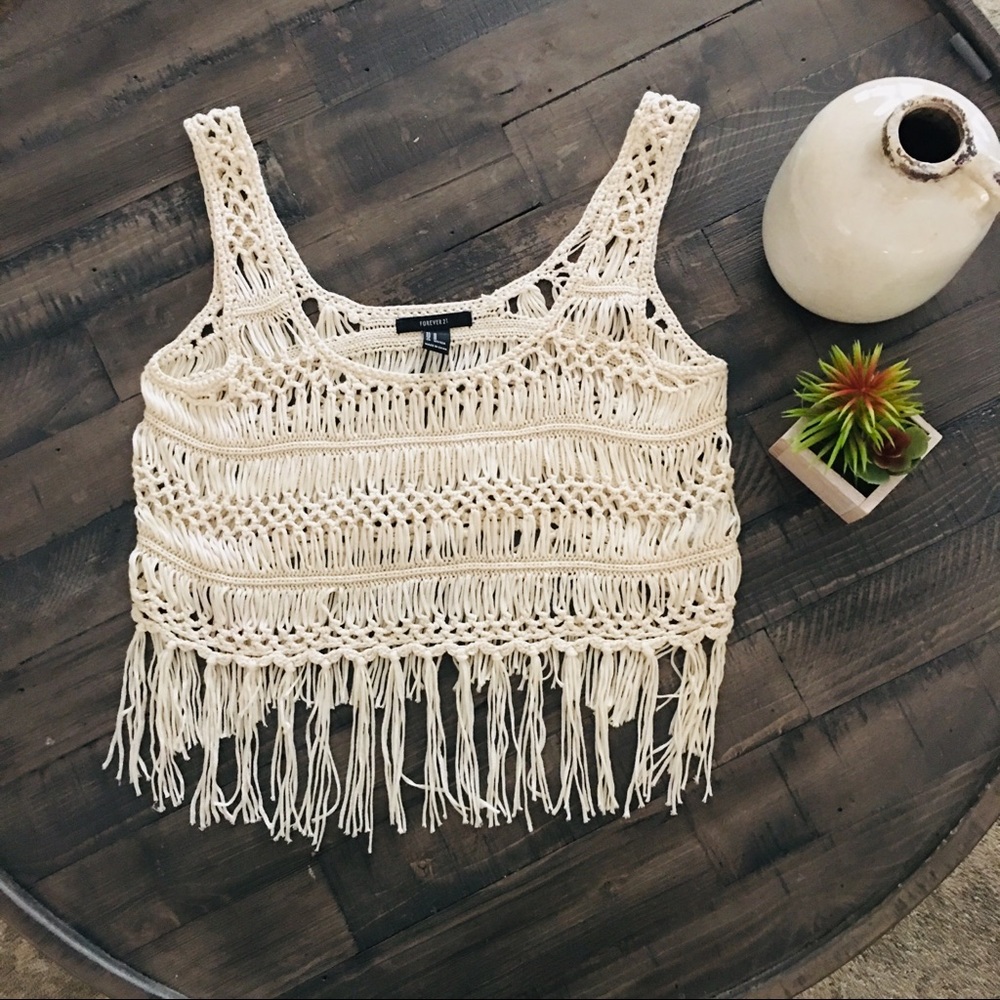 Crocheted Crop top